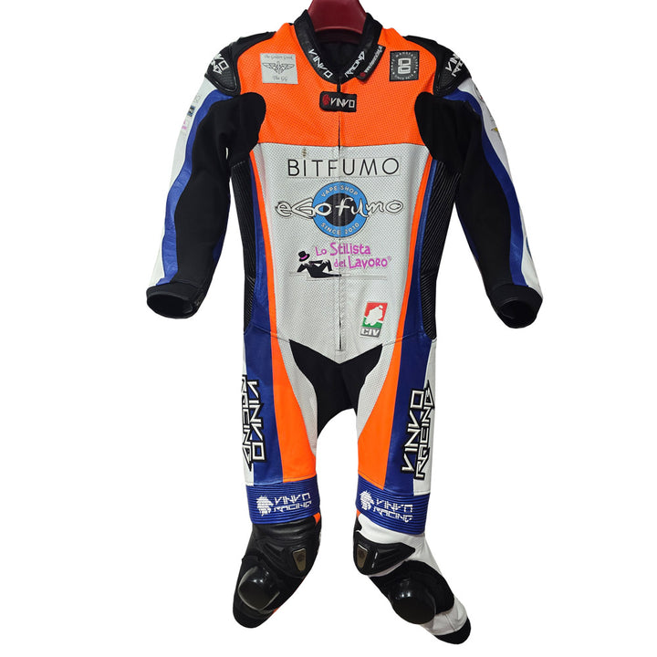 Custom Kangaroo Leather Race Suit