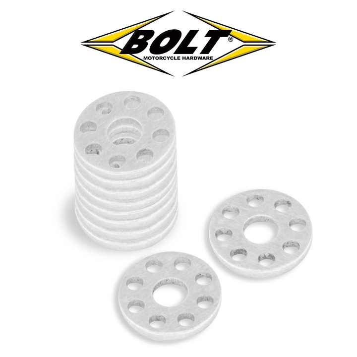 Bolt Aluminum Works Washers, 18mm (10-Pack)