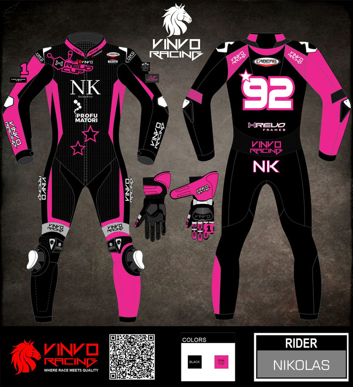 Custom Kangaroo Leather Race Suit