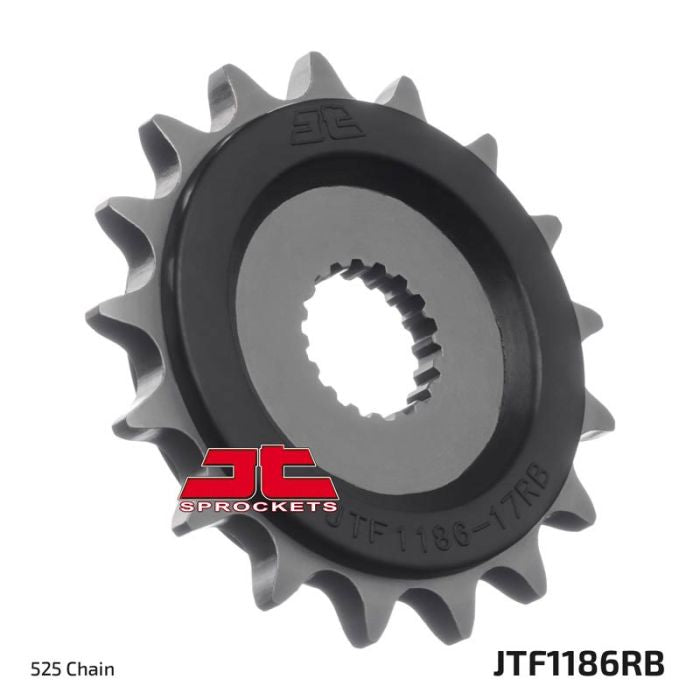 JT Sprockets 525 OE Type Rubber Cushioned Front Sprocket (JTF1186)