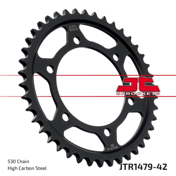 JT Sprockets Steel Rear Sprocket — JTR1479.42zbk (42T)