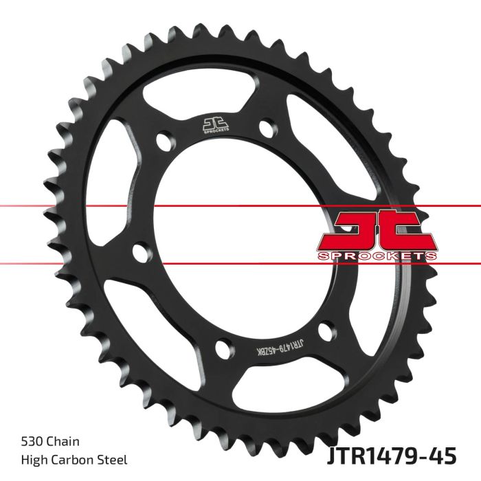 JT Sprockets Steel Rear Sprocket — JTR1479.45zbk (45T)