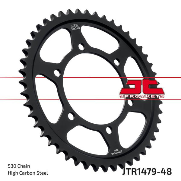 JT Sprockets Steel Rear Sprocket — JTR1479.48zbk (48T)
