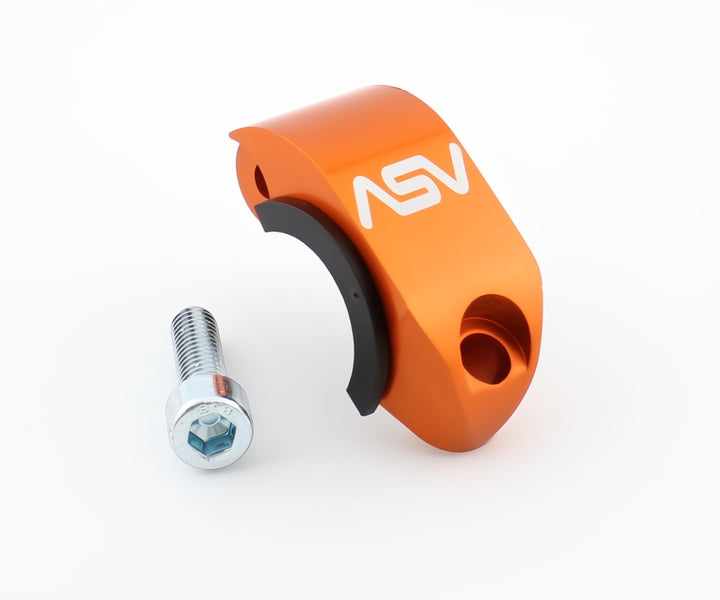ASV Front Brake Rotator Clamp - For old-style KTM MAGURA - Orange