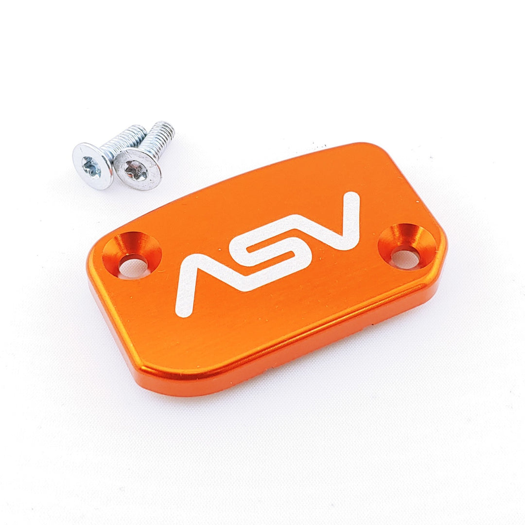 ASV 1pc Dirt Front Brake or Clutch Reservoir Cap for BREMBO Master Cylinders - MDB112 - Orange