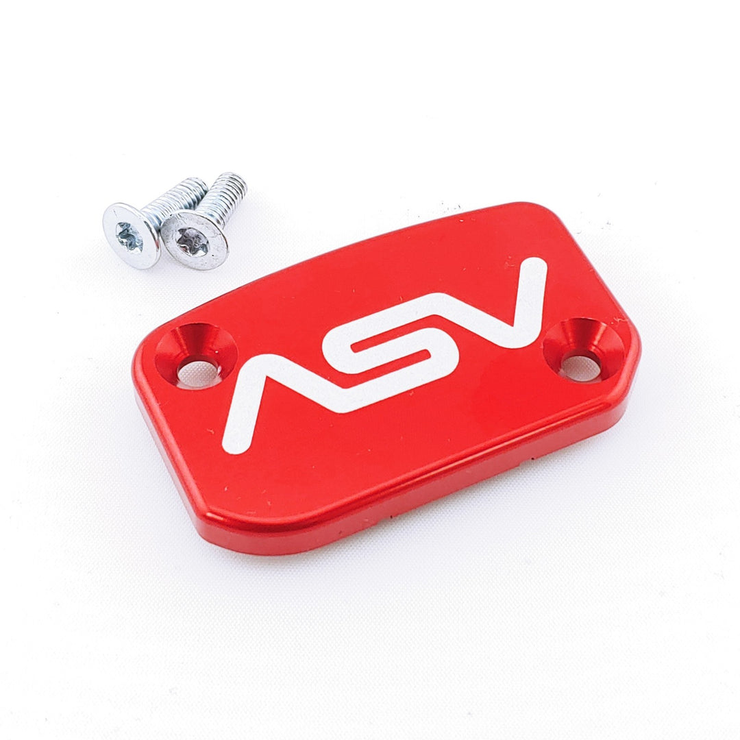ASV 1pc Dirt Front Brake or Clutch Reservoir Cap for BREMBO Master Cylinders - MDB112 - Red