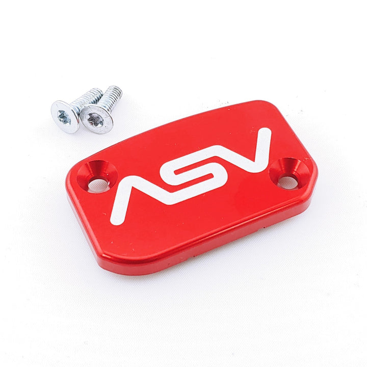 ASV 1pc Dirt Front Brake or Clutch Reservoir Cap for BREMBO Master Cylinders - MDB112 - Red