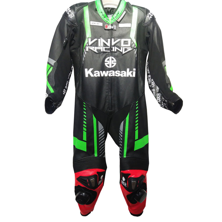 Custom Kangaroo Leather Race Suit