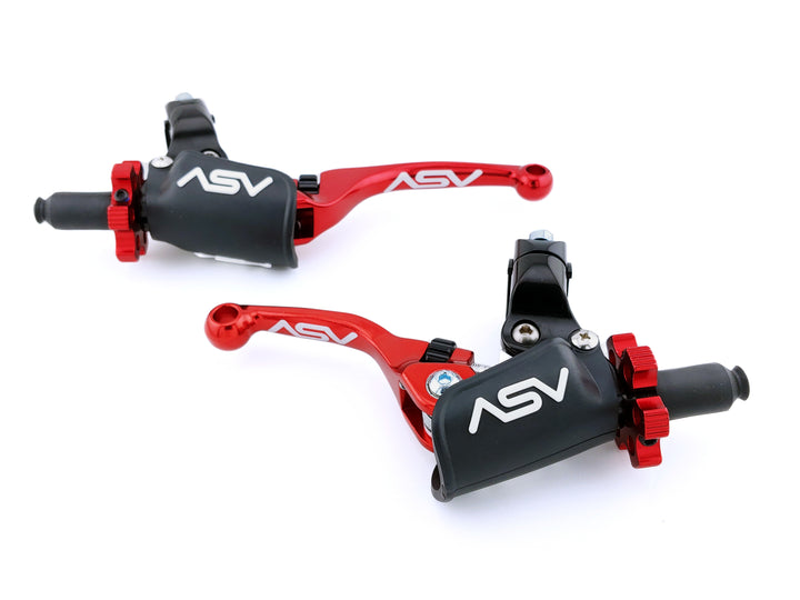 F4 PRO Cable Clutch and Brake Lever Pair Pack w/ Perch (For Yamaha) 