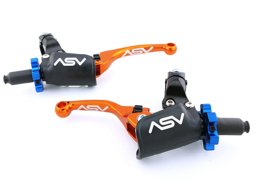 F4 PRO Cable Clutch and Brake Lever Pair Pack w/ Perch (For Yamaha) 