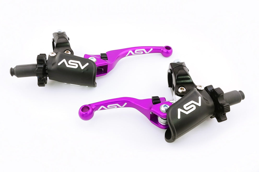 F4 PRO Cable Clutch and Brake Lever Pair Pack w/ Perch (For Yamaha) 