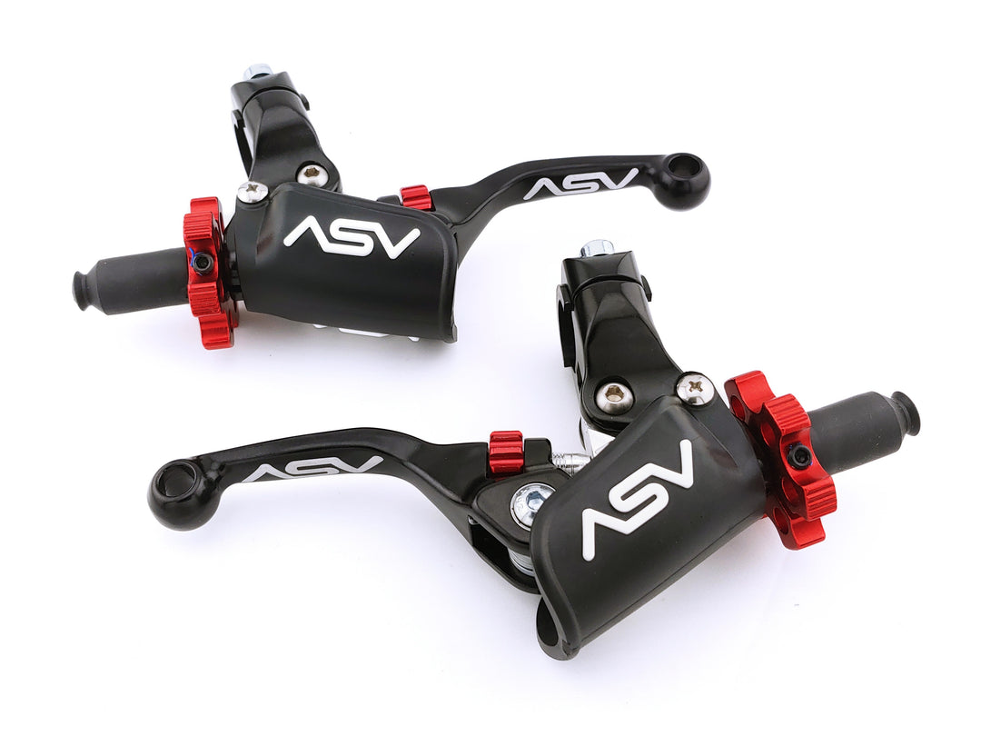F4 PRO Cable Clutch and Brake Lever Pair Pack w/ Perch (For Yamaha) 