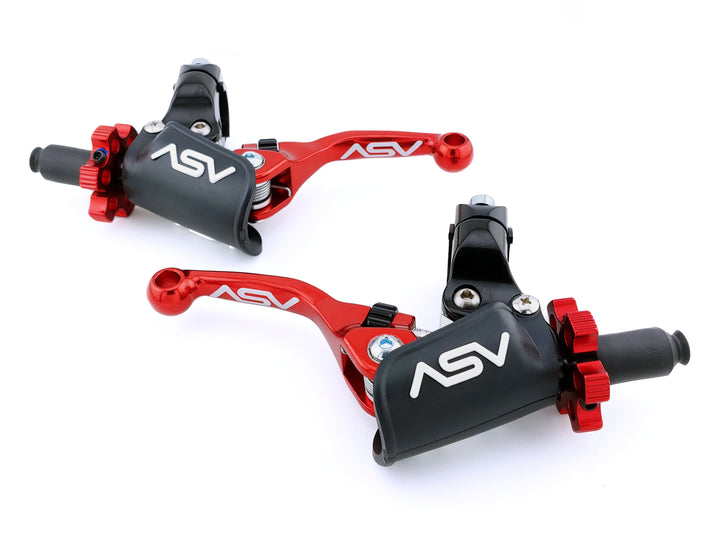 F4 PRO Cable Clutch and Brake Lever Pair Pack w/ Perch (For Yamaha) 