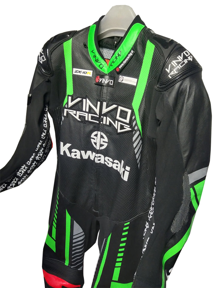 Custom Kangaroo Leather Race Suit