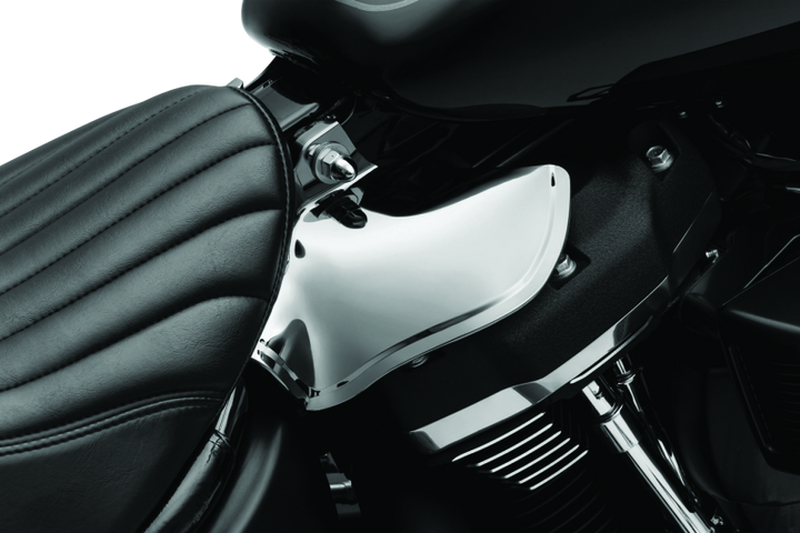 Kuryakyn Saddle Shields Heat Deflectors 18-Up Softail Models Smoke