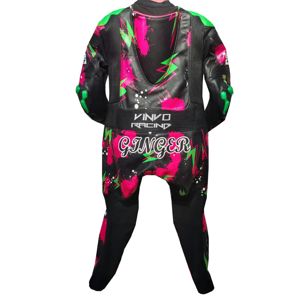 Custom Kangaroo Leather Race Suit