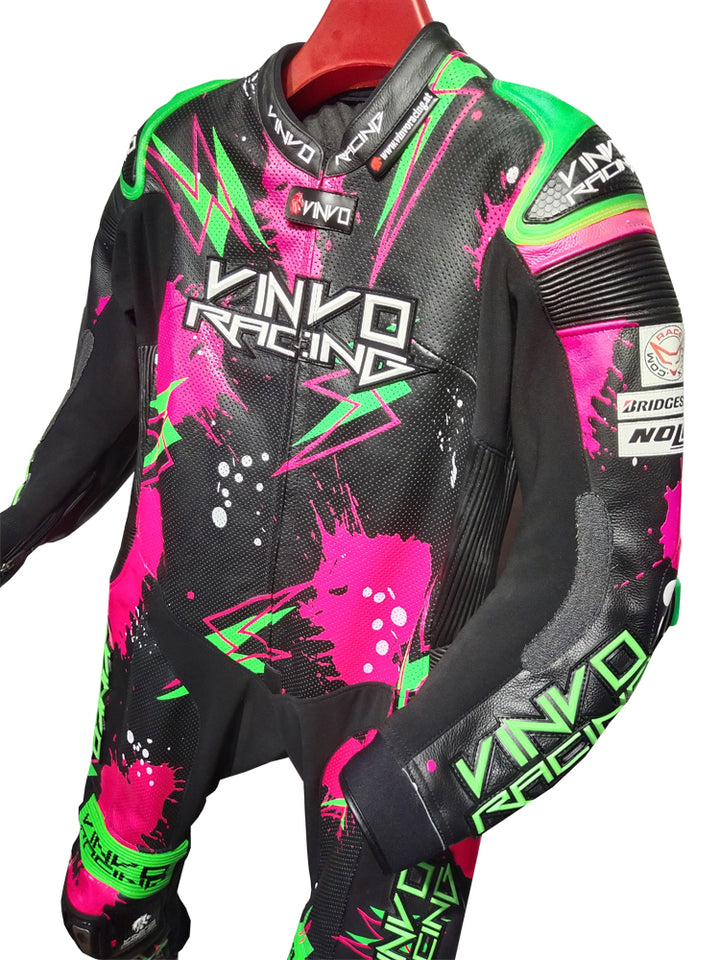 Custom Kangaroo Leather Race Suit