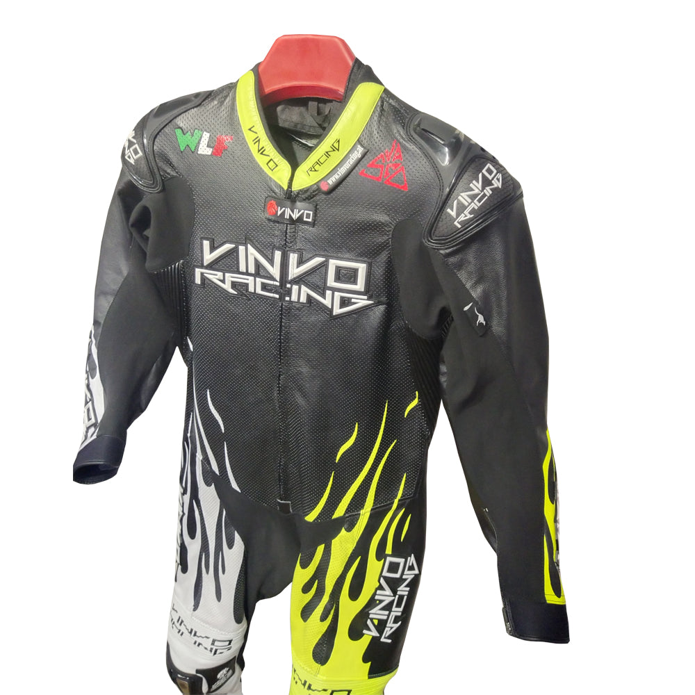 Custom Kangaroo Leather Race Suit