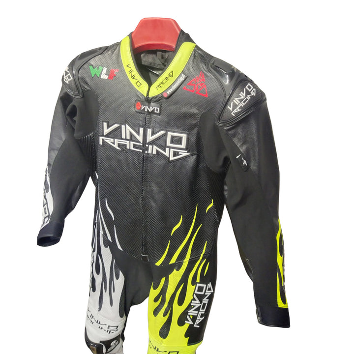 Custom Kangaroo Leather Race Suit