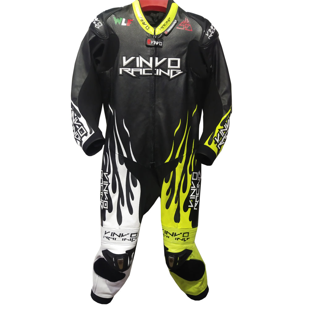 Custom Kangaroo Leather Race Suit