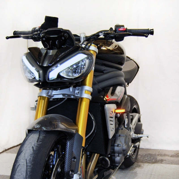 New Rage Cycles 21-24 Triumph Speed Triple 1200 RS Front Turn Signals — TRIPLE-FB