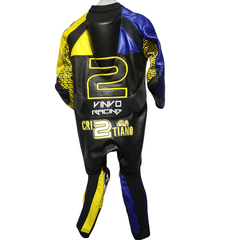 Custom Cowhide Leather Race Suit