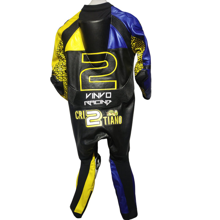 Custom Cowhide Leather Race Suit