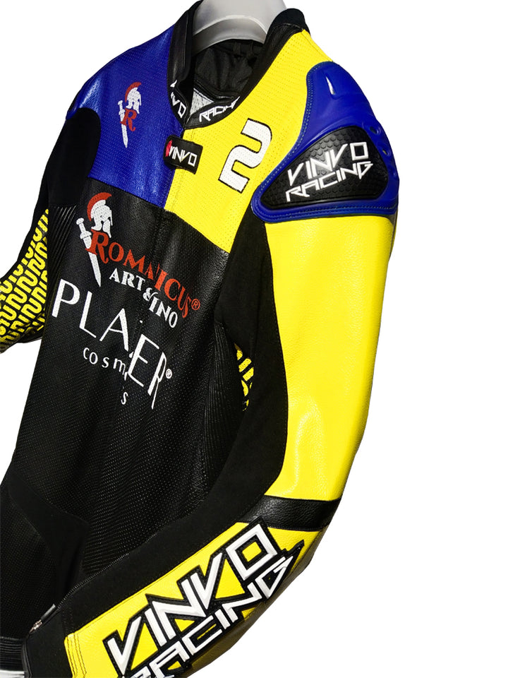 Custom Cowhide Leather Race Suit