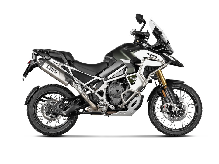 Akrapovic Slip-On Exhaust Triumph Tiger 1200 GT / Rally 2022-2024