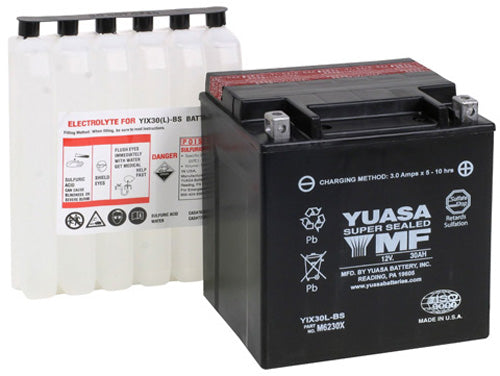 Yuasa YIX30L-BS-PW — High-Performance MF AGM Battery