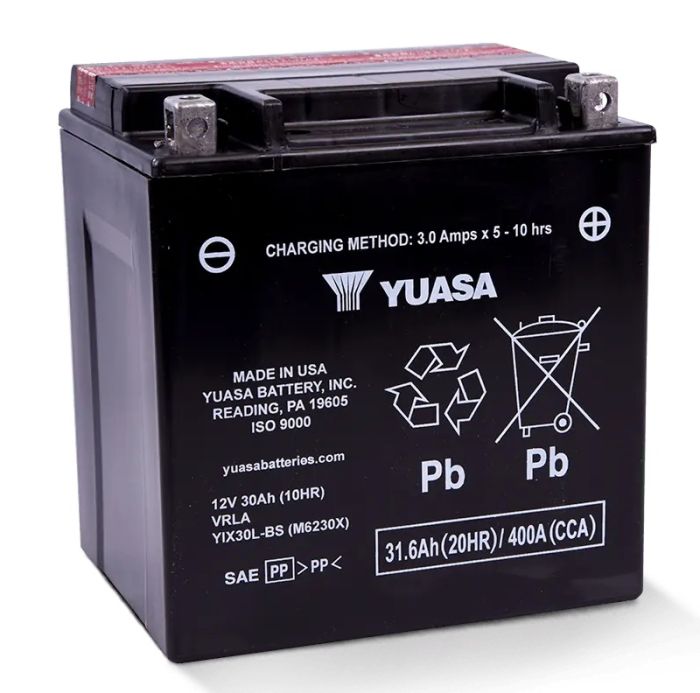 Yuasa YIX30L-BS-PW — High-Performance MF AGM Battery