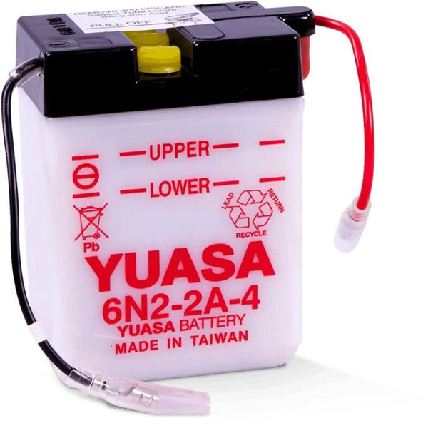 Yuasa 6N2-2A-4 Conventional 6V Battery