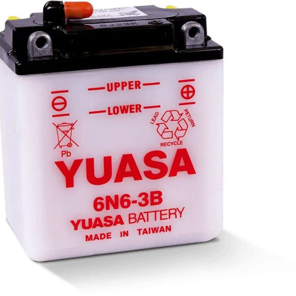 Yuasa 6N6-3B Conventional 6V Battery