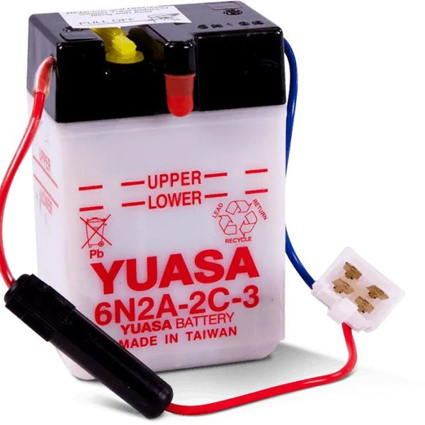 Yuasa 6N2A-2C-3 Conventional 6V Battery