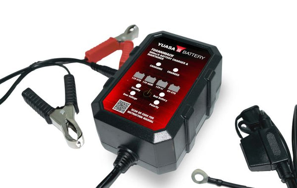 Yuasa Battery Charger and Maintainer — 6V/12V