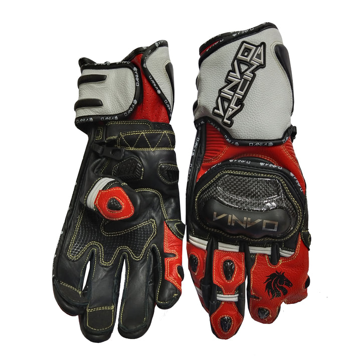 Custom Leather Race Gloves