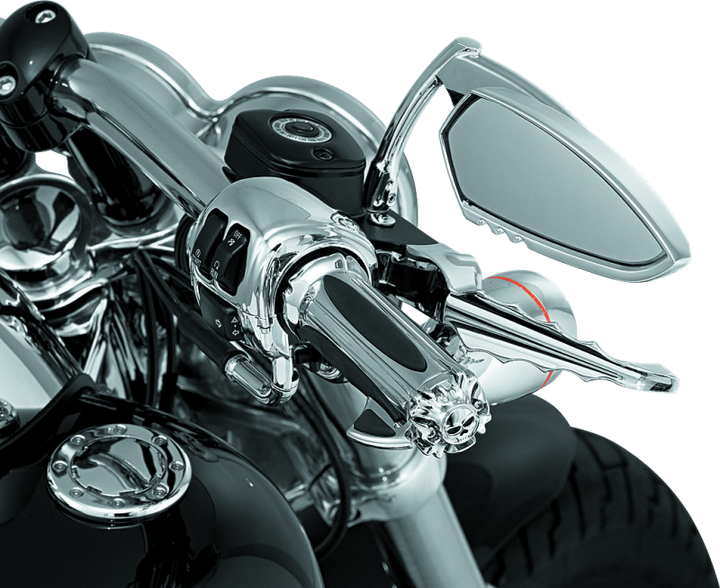 Kuryakyn Zombie Grips With Throttle Boss Dual Cable Chrome