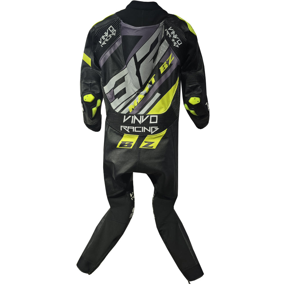 Custom Kangaroo Leather Race Suit