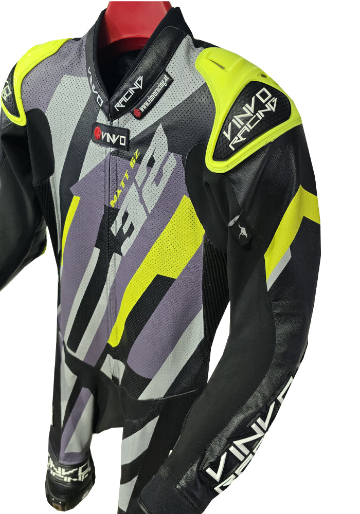 Custom Kangaroo Leather Race Suit