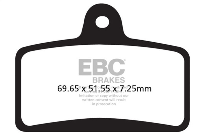 EBC 05-06 Derbi GPR 125/Nude Radial Caliper Front Left FA-SFA-X Brake Pads — FA399