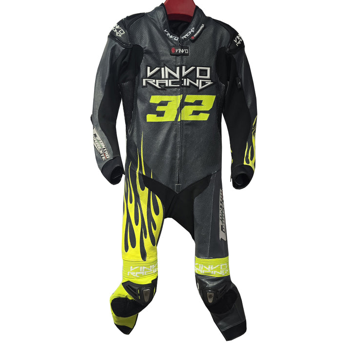 Custom Kangaroo Leather Race Suit