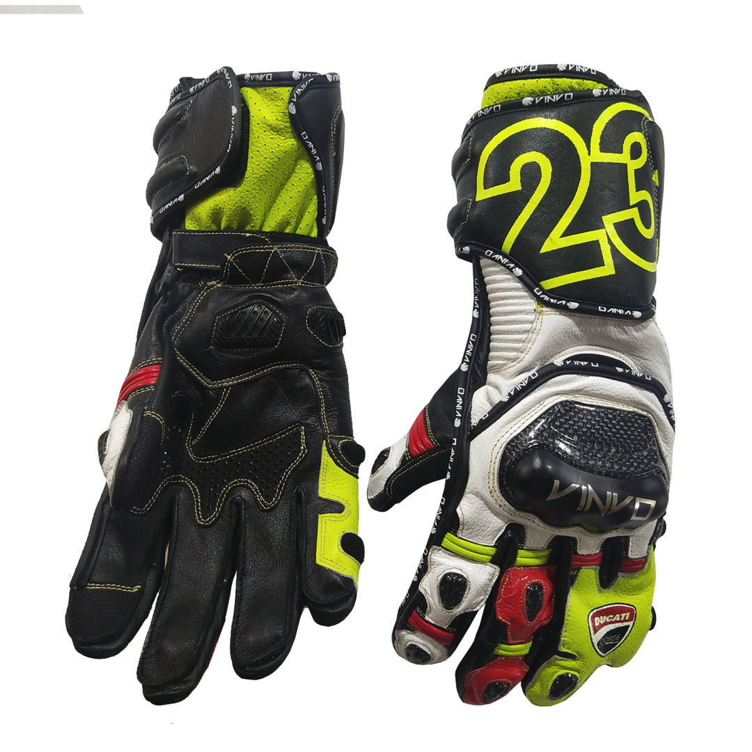 Custom Leather Race Gloves
