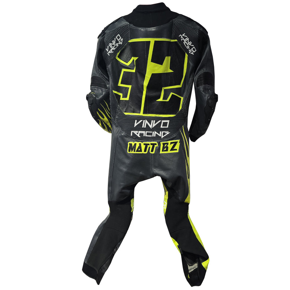 Custom Kangaroo Leather Race Suit
