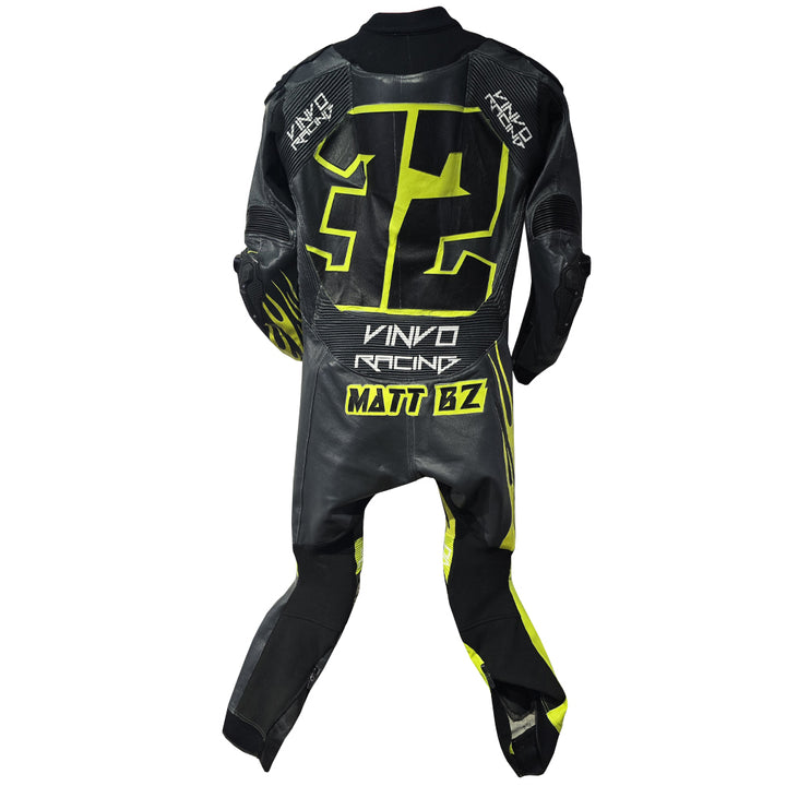 Custom Kangaroo Leather Race Suit