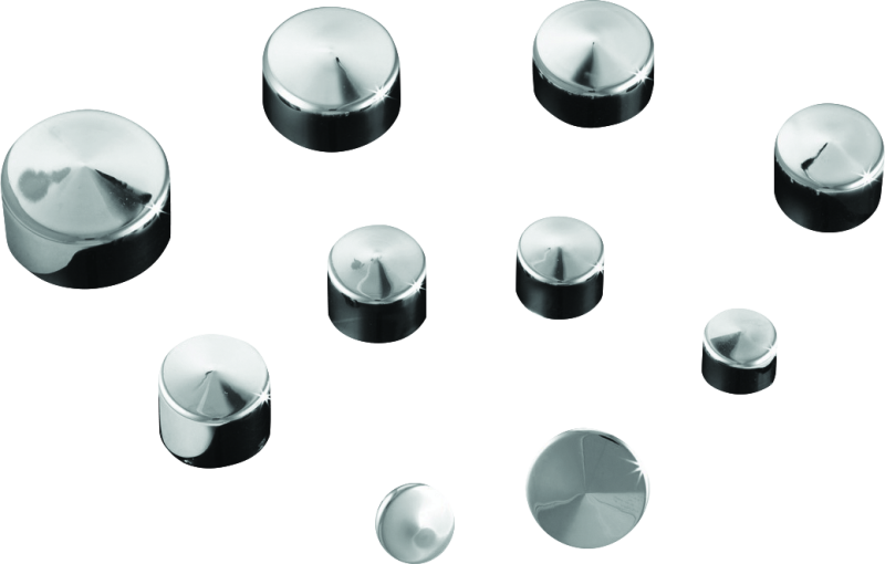 Kuryakyn Kool Kaps Gloss Black 1/4inch Allen Head