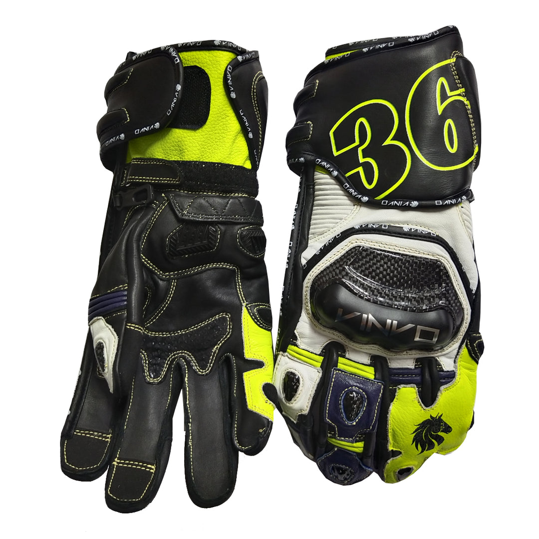 Custom Leather Race Gloves