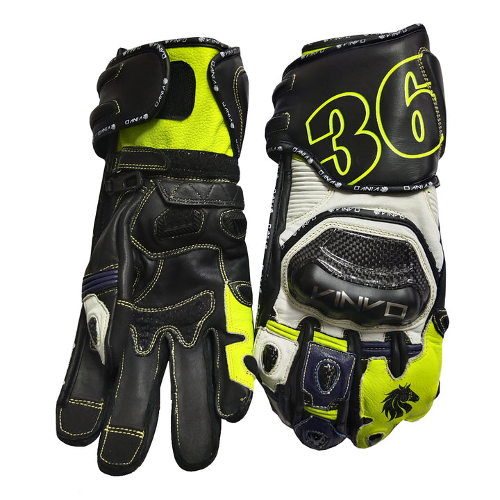 Custom Leather Race Gloves