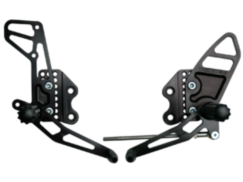 Vortex Rearsets Replacement Rear Set — Black (RS510K)