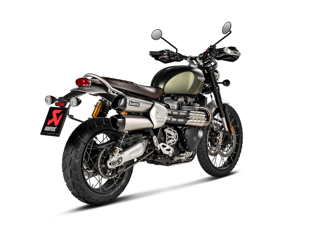 Akrapovic Slip-On Exhaust Triumph Scrambler 1200 XC / EX 2019-2020