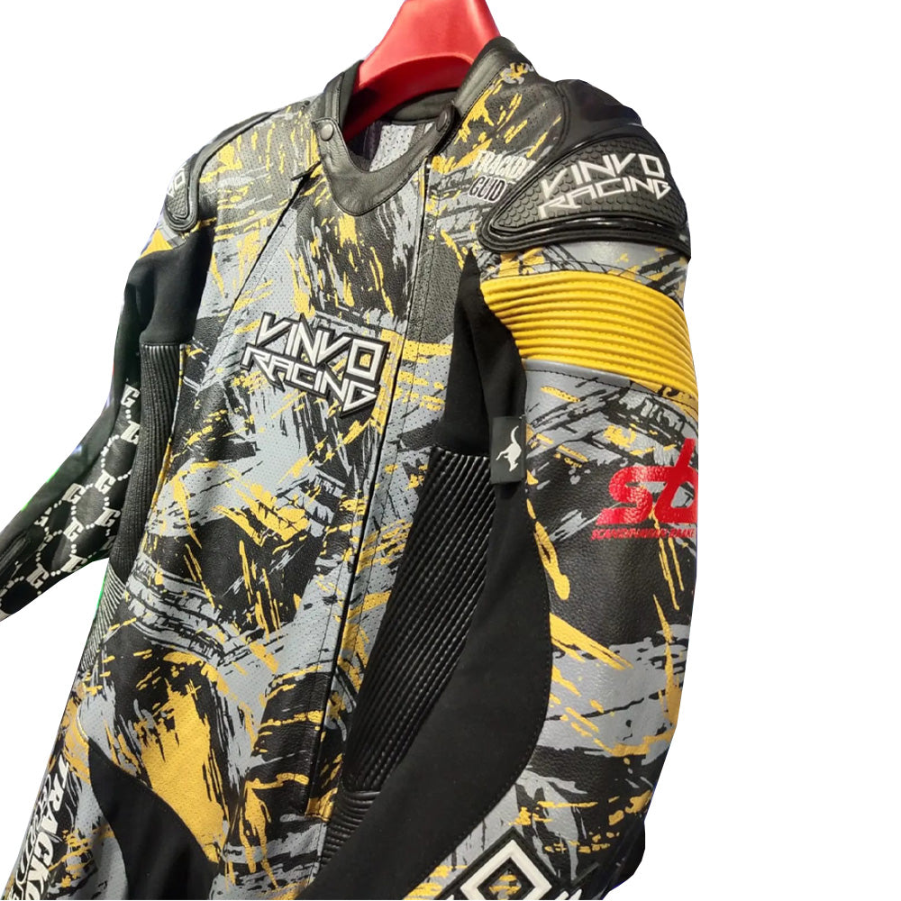 Custom Kangaroo Leather Race Suit